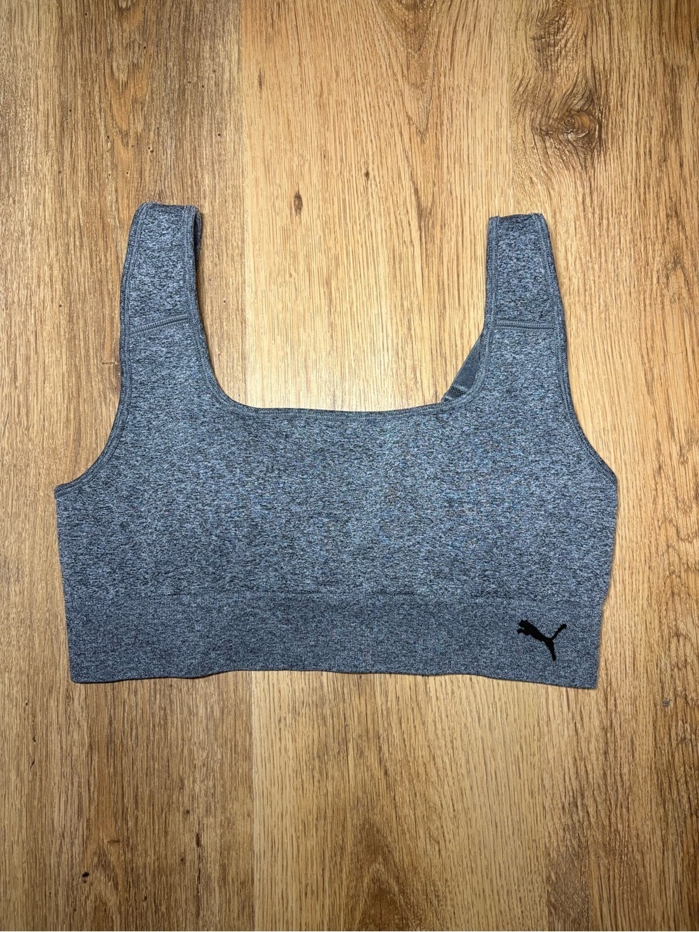 Puma Women's Grey, Lavender & White Sports Bra 3-Pack - Picture 4 of 6